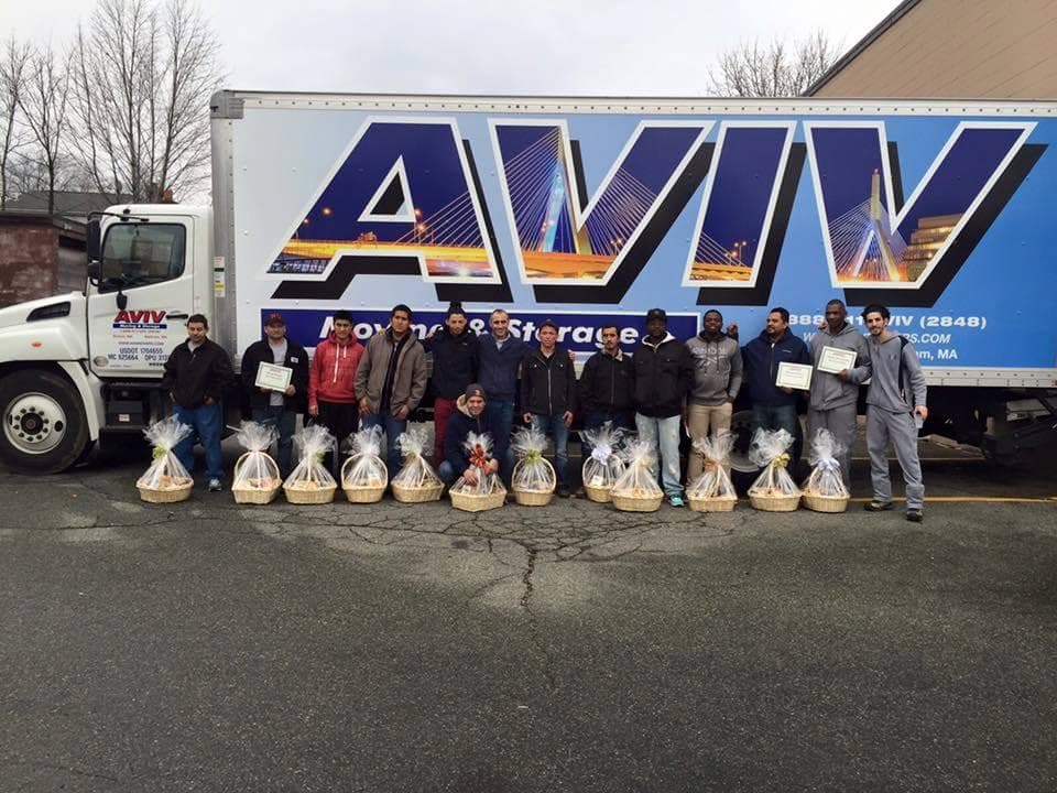 Aviv Moving team in action - Brookline